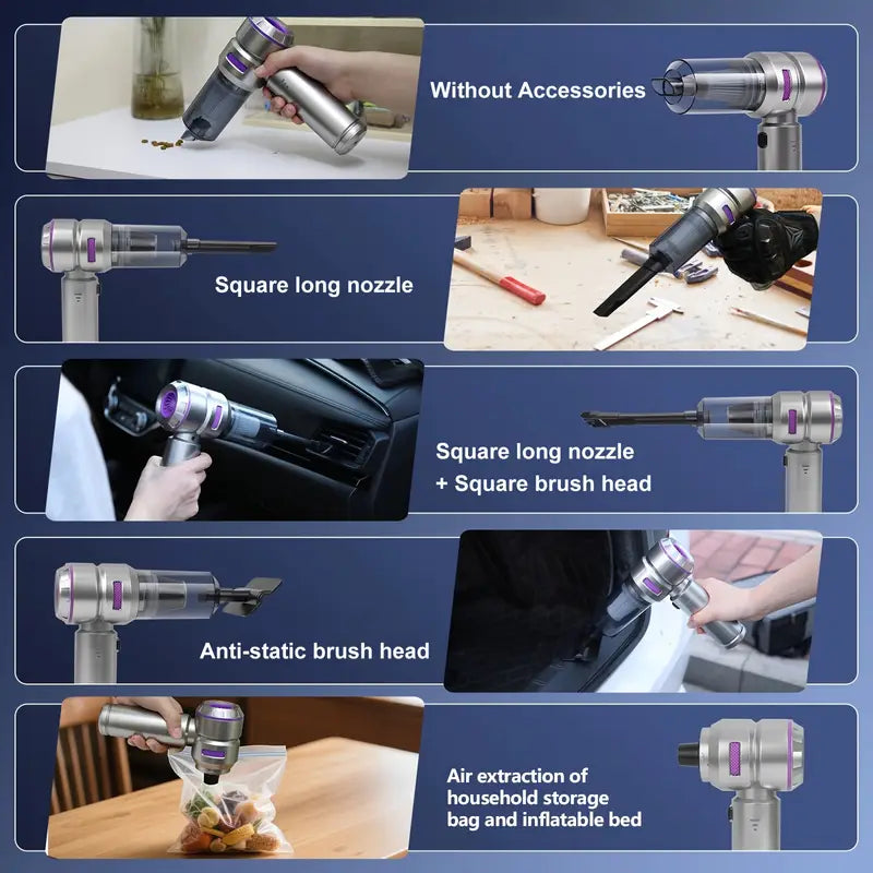 Govanic Cordless Mini Vacuum & Blower